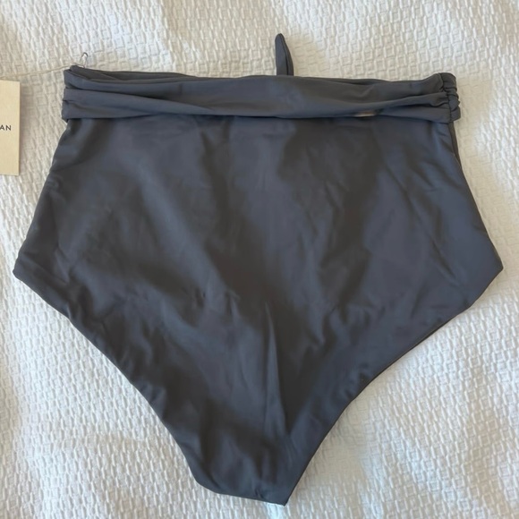 NEW Mara Hoffman $150 Black High-Waisted Bikini Bottom Size S and M avail - Picture 7 of 7